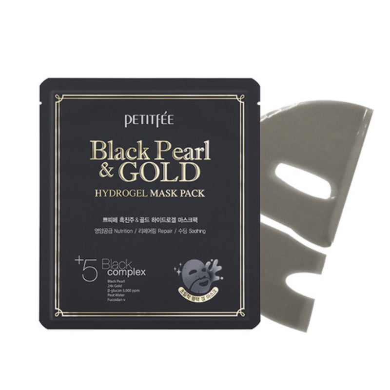 Black Pearl & Gold Hydrogel Mask Pack