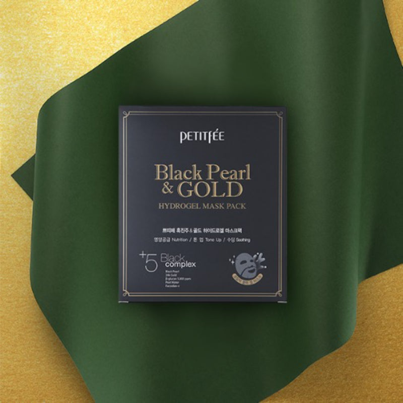 Black Pearl & Gold Hydrogel Mask Pack