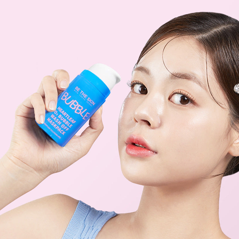 Heartleaf O2 Bubble Wash Off Mask Pack