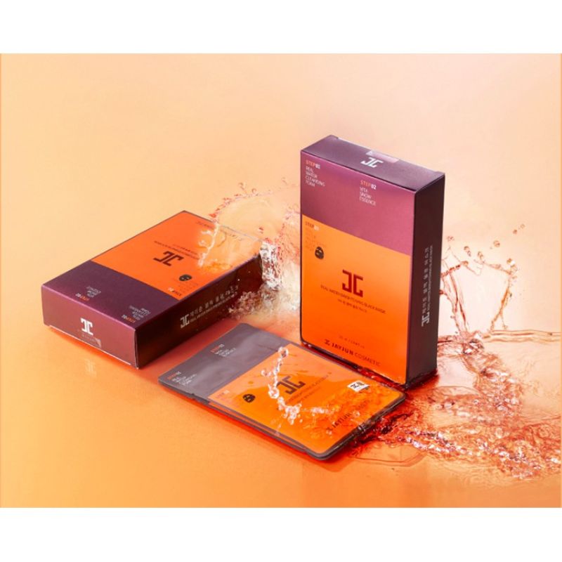 Real Water Brightening Black Mask Sheet