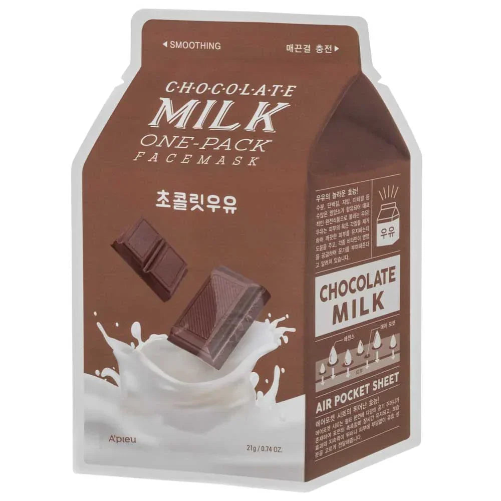 Milk One-Pack Facemask #Chocolate Milk