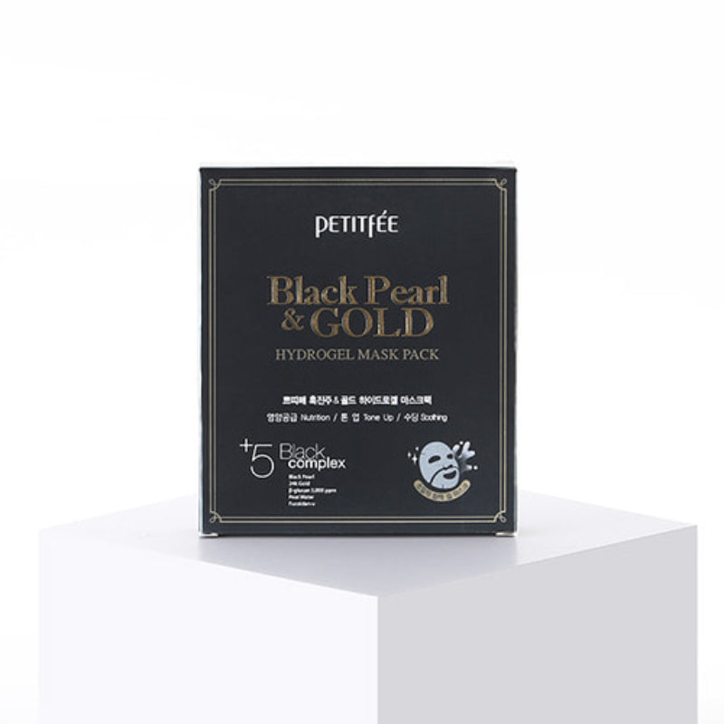 Black Pearl & Gold Hydrogel Mask Pack