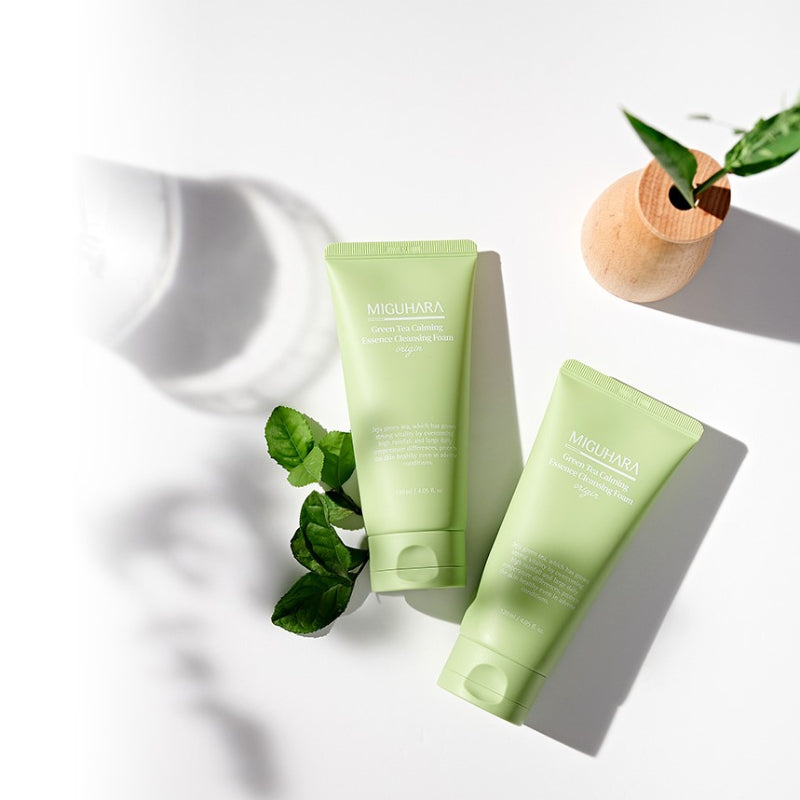 Green Tea Calming Essence Cleansing Foam Origin
